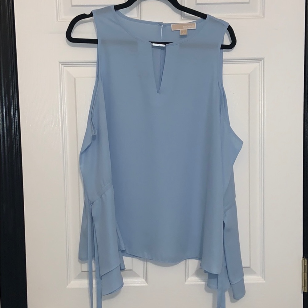 Still available- Off the shoulder blouse with flowing sleeves